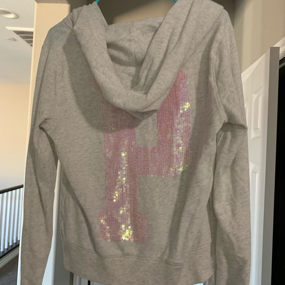 vs pink zip up